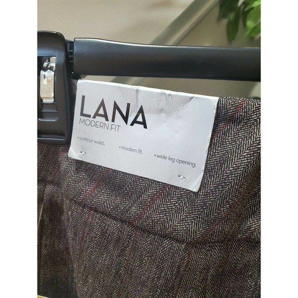 Kasper Women Gray Polyester Modern Fit Contour Waist Wide Leg Dress Pant Size 14 - Picture 6 of 12